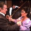 R-L) Elizabeth Taylor, Tom Aldredge and Anthony Zerbe in a scene from the Broadway revival of the play "The Little Foxes." (New York)