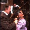 R-L) Elizabeth Taylor, Tom Aldredge and Anthony Zerbe in a scene from the Broadway revival of the play "The Little Foxes." (New York)