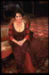 Actress Elizabeth Taylor in a scene from the Broadway revival of the play "The Little Foxes." (New York)