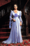 Actress Elizabeth Taylor in a scene from the Broadway revival of the play "The Little Foxes." (New York)