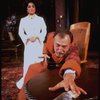 Actors Elizabeth Taylor and Tom Aldredge in a scene from the Broadway revival of the play "The Little Foxes." (New York)