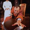 Actors Elizabeth Taylor and Tom Aldredge in a scene from the Broadway revival of the play "The Little Foxes." (New York)