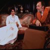 Actors Elizabeth Taylor and Tom Aldredge in a scene from the Broadway revival of the play "The Little Foxes." (New York)