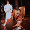Actors Elizabeth Taylor and Tom Aldredge in a scene from the Broadway revival of the play "The Little Foxes." (New York)