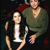 L-R) Actors  Ann Talman and  Elizabeth Taylor during a break in rehearsals for the Broadway revival of the play "The Little Foxes." (New York)