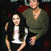 L-R) Actors  Ann Talman and  Elizabeth Taylor during a break in rehearsals for the Broadway revival of the play "The Little Foxes." (New York)