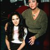 L-R) Actors  Ann Talman and  Elizabeth Taylor during a break in rehearsals for the Broadway revival of the play "The Little Foxes." (New York)