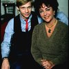 Actors Dennis Christopher and  Elizabeth Taylor during a break in rehearsals for the Broadway revival of the play "The Little Foxes." (New York)