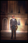 Actor Rex Harrison in a scene from the Broadway revival of the musical "My Fair Lady." (New York)