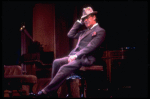 Actor Rex Harrison in a scene from the Broadway revival of the musical "My Fair Lady." (New York)