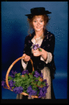 Actress Cheryl Kennedy as Eliza Doolittle in a scene from the Broadway revival of the musical "My Fair Lady." (New York)