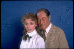 Actors Cheryl Kennedy as Eliza Doolittle and Rex Harrison as Prof. Henry Higgins in a scene from the Broadway revival of the musical "My Fair Lady." (New York)
