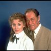 Actors Cheryl Kennedy as Eliza Doolittle and Rex Harrison as Prof. Henry Higgins in a scene from the Broadway revival of the musical "My Fair Lady." (New York)