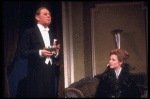Actors Cheryl Kennedy as Eliza Doolittle and Rex Harrison as Prof. Henry Higgins in a scene from the Broadway revival of the musical "My Fair Lady." (New York)