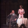 Actors Cheryl Kennedy as Eliza Doolittle and Rex Harrison as Prof. Henry Higgins in a scene from the Broadway revival of the musical "My Fair Lady." (New York)