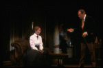 Actors Cheryl Kennedy as Eliza Doolittle and Rex Harrison as Prof. Henry Higgins in a scene from the Broadway revival of the musical "My Fair Lady." (New York)