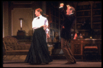 Actors Cheryl Kennedy as Eliza Doolittle and Rex Harrison as Prof. Henry Higgins in a scene from the Broadway revival of the musical "My Fair Lady." (New York)
