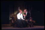 Actors Cheryl Kennedy as Eliza Doolittle and Rex Harrison as Prof. Henry Higgins in a scene from the Broadway revival of the musical "My Fair Lady." (New York)