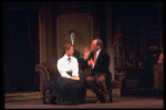 Actors Cheryl Kennedy as Eliza Doolittle and Rex Harrison as Prof. Henry Higgins in a scene from the Broadway revival of the musical "My Fair Lady." (New York)