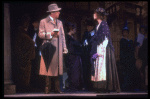 Actors Cheryl Kennedy as Eliza Doolittle and Rex Harrison as Prof. Henry Higgins in a scene from the Broadway revival of the musical "My Fair Lady." (New York)