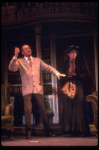 Actors Cheryl Kennedy as Eliza Doolittle and Rex Harrison as Prof. Henry Higgins in a scene from the Broadway revival of the musical "My Fair Lady." (New York)