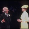 Actors Cheryl Kennedy and Milo O'Shea as Eliza and Alfred P. Doolittle in a scene from the Broadway revival of the musical "My Fair Lady." (New York)