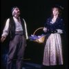 Actors Cheryl Kennedy and Milo O'Shea as Eliza and Alfred P. Doolittle in a scene from the Broadway revival of the musical "My Fair Lady." (New York)