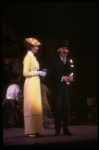 Actors Cheryl Kennedy and Milo O'Shea as Eliza and Alfred P. Doolittle in a scene from the Broadway revival of the musical "My Fair Lady." (New York)