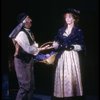 Actors Cheryl Kennedy and Milo O'Shea as Eliza and Alfred P. Doolittle in a scene from the Broadway revival of the musical "My Fair Lady." (New York)