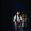 Actor Milo O'Shea as Alfred P. Doolittle in a scene from the Broadway revival of the musical "My Fair Lady." (New York)