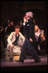 Actor Milo O'Shea as Alfred P. Doolittle in a scene from the Broadway revival of the musical "My Fair Lady." (New York)