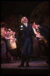 Actor Milo O'Shea as Alfred P. Doolittle in a scene from the Broadway revival of the musical "My Fair Lady." (New York)