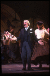 Actor Milo O'Shea as Alfred P. Doolittle in a scene from the Broadway revival of the musical "My Fair Lady." (New York)