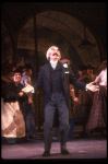 Actor Milo O'Shea as Alfred P. Doolittle in a scene from the Broadway revival of the musical "My Fair Lady." (New York)