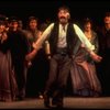 Actor Milo O'Shea as Alfred P. Doolittle in a scene from the Broadway revival of the musical "My Fair Lady." (New York)