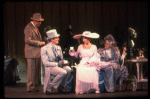 Actors Rex Harrison,  Nicholas Wyman, Cheryl Kennedy and Cathleen Nesbitt in a scene from the Broadway revival of the musical "My Fair Lady." (New York)