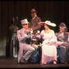 Actors Rex Harrison,  Nicholas Wyman, Cheryl Kennedy and Cathleen Nesbitt in a scene from the Broadway revival of the musical "My Fair Lady." (New York)