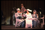 Actors Rex Harrison,  Nicholas Wyman, Cheryl Kennedy and Cathleen Nesbitt in a scene from the Broadway revival of the musical "My Fair Lady." (New York)