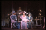 Actors Rex Harrison,  Nicholas Wyman, Cheryl Kennedy and Cathleen Nesbitt in a scene from the Broadway revival of the musical "My Fair Lady." (New York)