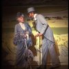 Actors Jack Gwillim and Cathleen Nesbitt in a scene from the Broadway revival of the musical "My Fair Lady." (New York)