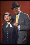 Actors Rex Harrison and Cathleen Nesbitt in a scene from the Broadway revival of the musical "My Fair Lady." (New York)