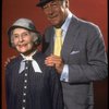 Actors Rex Harrison and Cathleen Nesbitt in a scene from the Broadway revival of the musical "My Fair Lady." (New York)