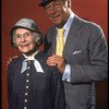 Actors Rex Harrison and Cathleen Nesbitt in a scene from the Broadway revival of the musical "My Fair Lady." (New York)