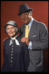 Actors Rex Harrison and Cathleen Nesbitt in a scene from the Broadway revival of the musical "My Fair Lady." (New York)