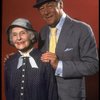 Actors Rex Harrison and Cathleen Nesbitt in a scene from the Broadway revival of the musical "My Fair Lady." (New York)