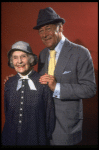 Actors Rex Harrison and Cathleen Nesbitt in a scene from the Broadway revival of the musical "My Fair Lady." (New York)
