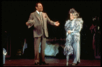 Actors Rex Harrison and Cathleen Nesbitt in a scene from the Broadway revival of the musical "My Fair Lady." (New York)