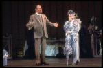 Actors Rex Harrison and Cathleen Nesbitt in a scene from the Broadway revival of the musical "My Fair Lady." (New York)