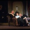 L-R) Actors Rex Harrison, Cheryl Kennedy and Jack Gwillim in a scene from the Broadway revival of the musical "My Fair Lady." (New York)