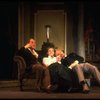 L-R) Actors Rex Harrison, Cheryl Kennedy and Jack Gwillim in a scene from the Broadway revival of the musical "My Fair Lady." (New York)